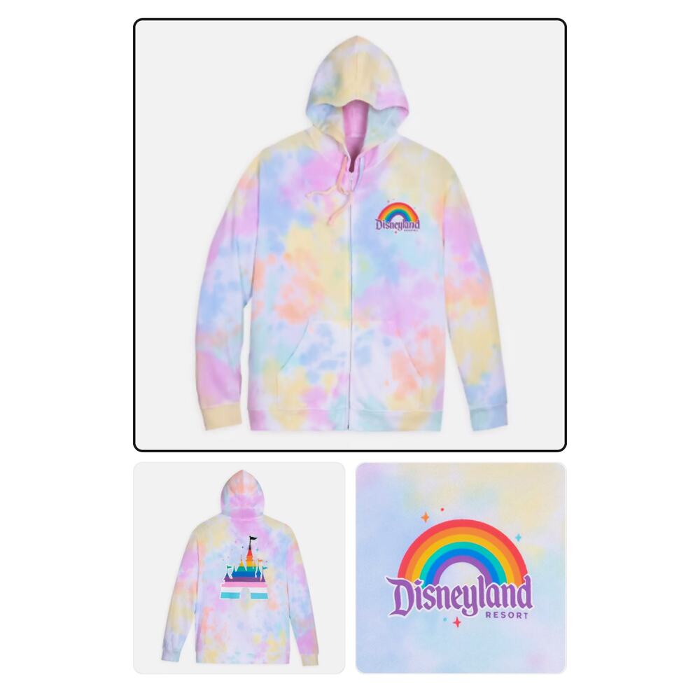 Disneyland Resort Disney Pride Hooded Sweatshirt For Adults (06/11/2025)